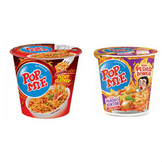 WHOLESALE Pop Mie Cup Bundle of 12 x @75GR | 1 Carton Mix Flavors |  Instant Noodle