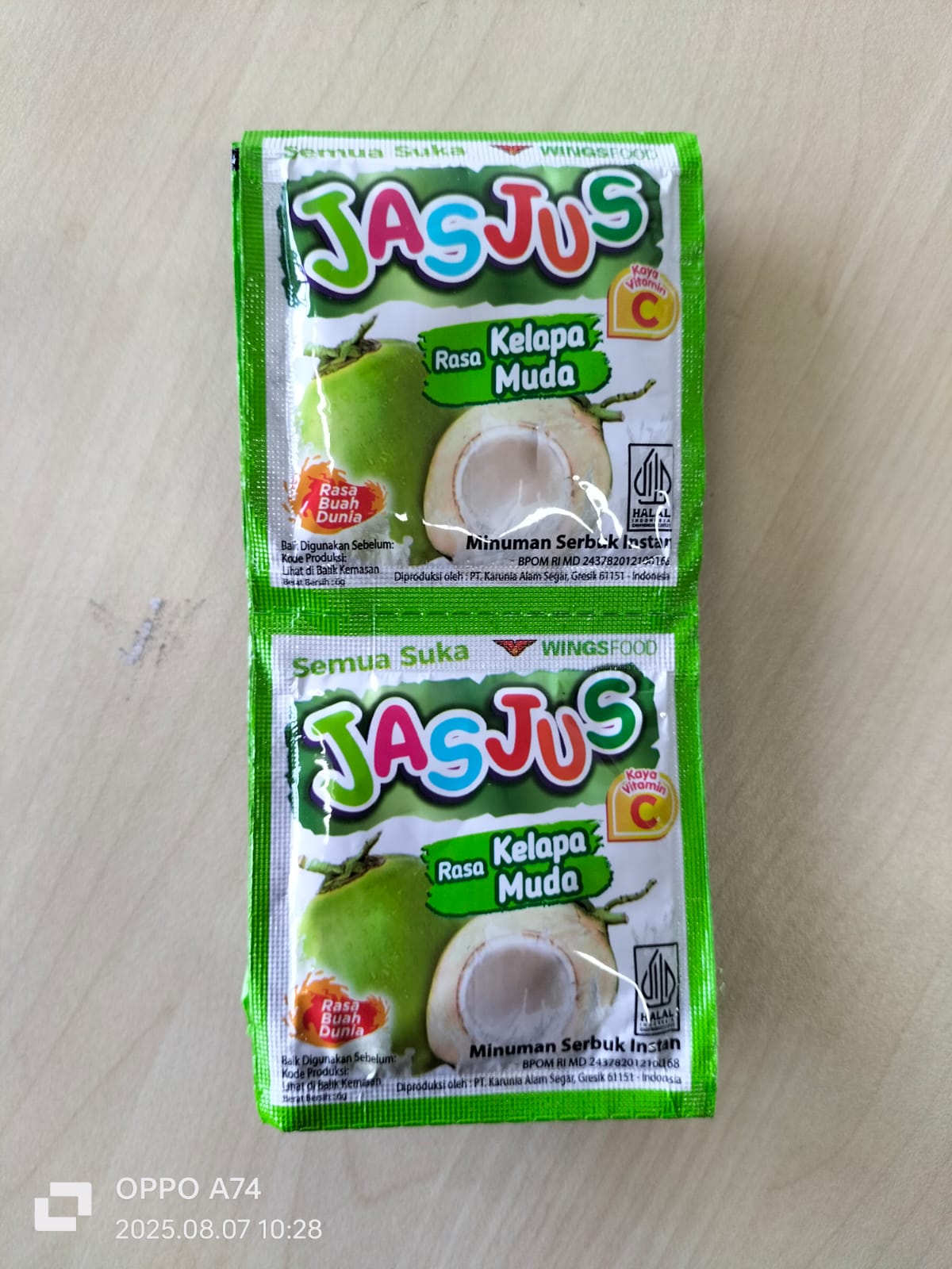 Jas Jus Instant Drink โ 1 Renceng (10 Sachets)