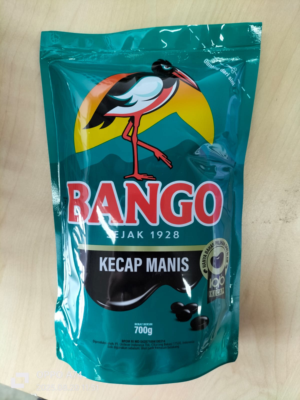 Dark Soy Sauce | KECAP BANGO REFILL 700GR