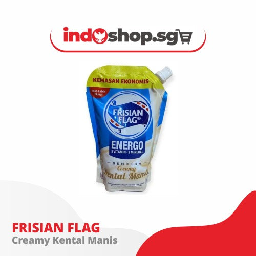 Condensed Milk Frisian Flag | Susu Bendera Pouch Kental Manis 535g | Frisian Flag