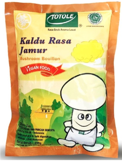 Granulated Mushrooms Bouillon Seasoning | Kaldu jamur TOTOLE | Totole Vegan Seasoning | Premium Mushrooms