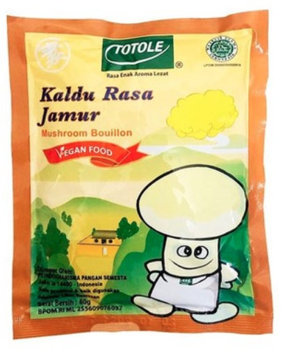 Granulated Mushrooms Bouillon Seasoning | Kaldu jamur TOTOLE | Totole Vegan Seasoning | Premium Mushrooms
