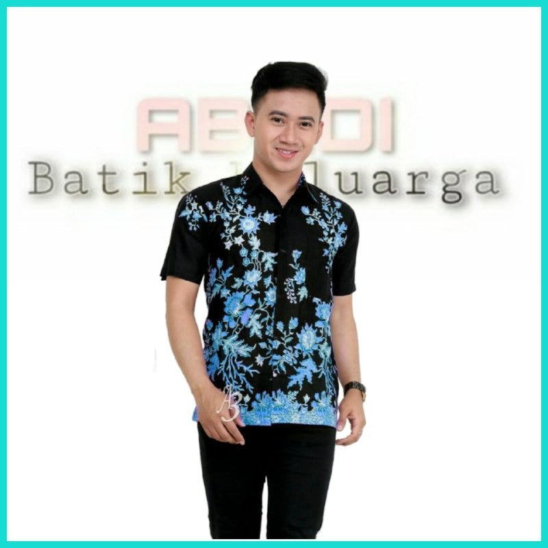 Kemeja batik pendek pria jumbo M,L,XL,XXL,XXXL,XXXXL,XXXXXL