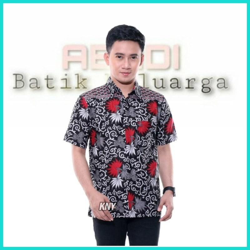 Kemeja batik pendek pria jumbo M,L,XL,XXL,XXXL,XXXXL,XXXXXL