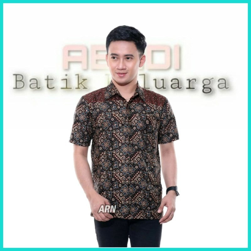 Kemeja batik pendek pria jumbo M,L,XL,XXL,XXXL,XXXXL,XXXXXL