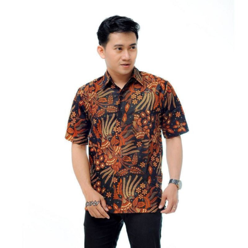Kemeja batik pria lengan pendek grosir kemeja