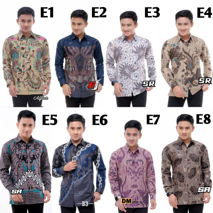 Kemeja Batik Pria Lengan Panjang // Kemeja Kantor // Kemeja Kondangan
