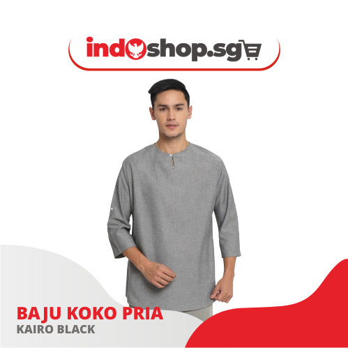 Baju Koko Pria Kairo - Toraformen Kemeja Kurta Polos Katun Premium #indoshop#