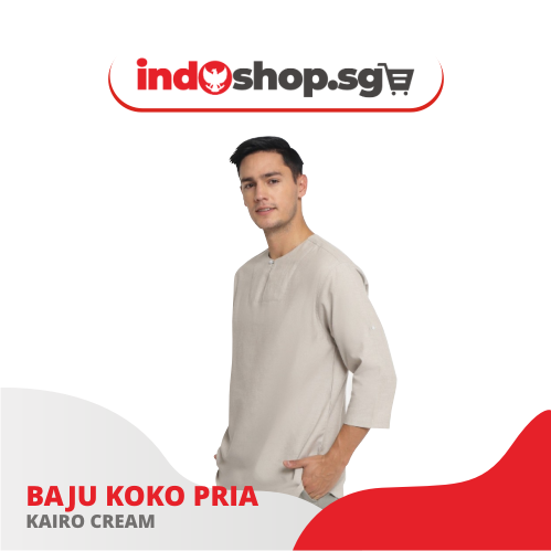 Baju Koko Pria Kairo - Toraformen Kemeja Kurta Polos Katun Premium #indoshop#
