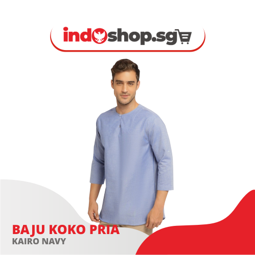 Baju Koko Pria Kairo - Toraformen Kemeja Kurta Polos Katun Premium #indoshop#