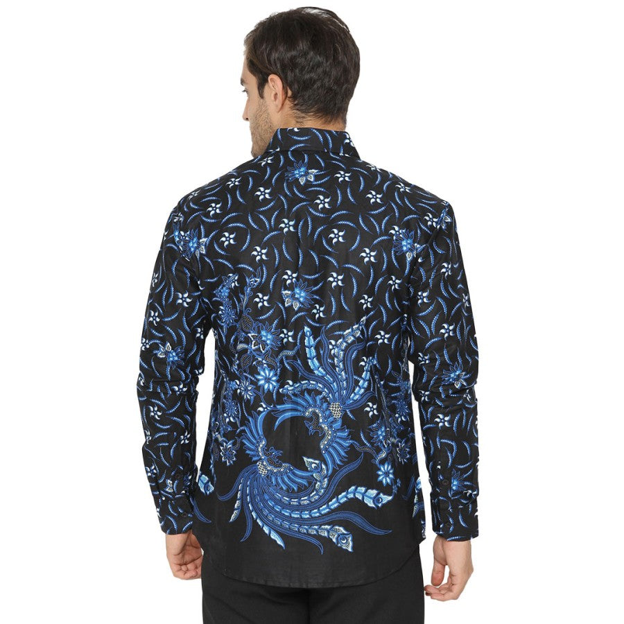 Kemeja Batik Slimfit Pria Lengan Panjang Slim Fit Agrapana Abhitah