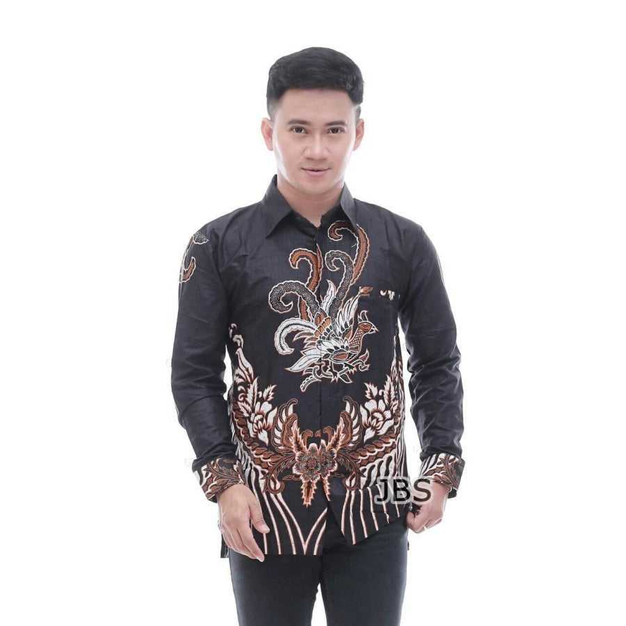 Kemeja Batik Pria M L XL XXL - Baju Batik Pria Lengan Panjang