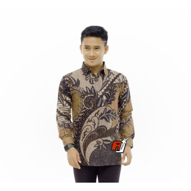 Kemeja Batik Pria M L XL XXL - Baju Batik Pria Lengan Panjang
