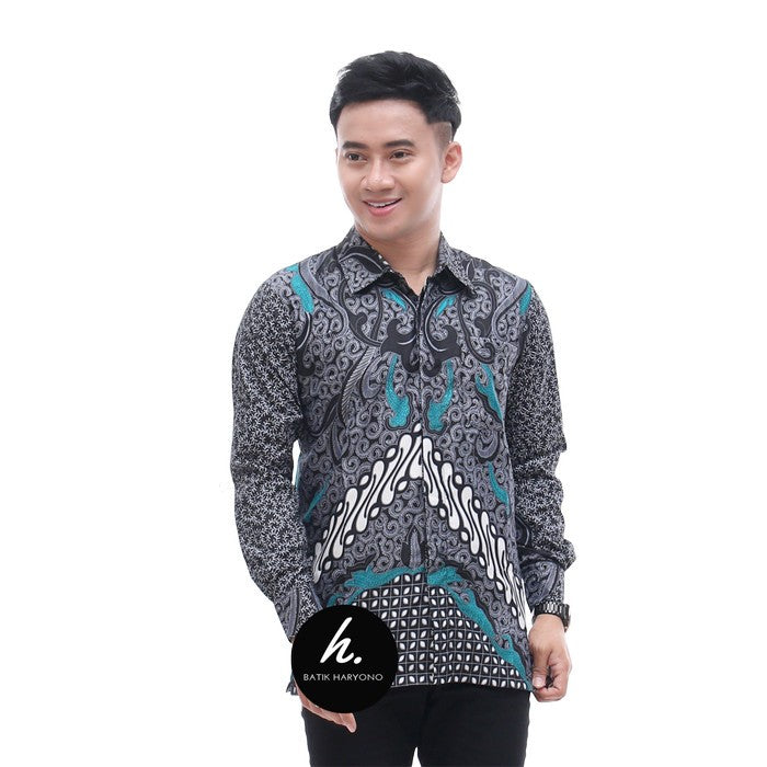Baju Kemeja Batik Pria Lengan Panjang Mewah Terbaru Buat Kondangan