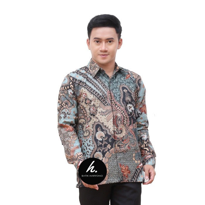 Baju Kemeja Batik Pria Lengan Panjang Mewah Terbaru Buat Kondangan