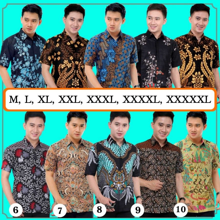 Kemeja Batik - Baju Batik Pria - Hem Batik Lengan Pendek