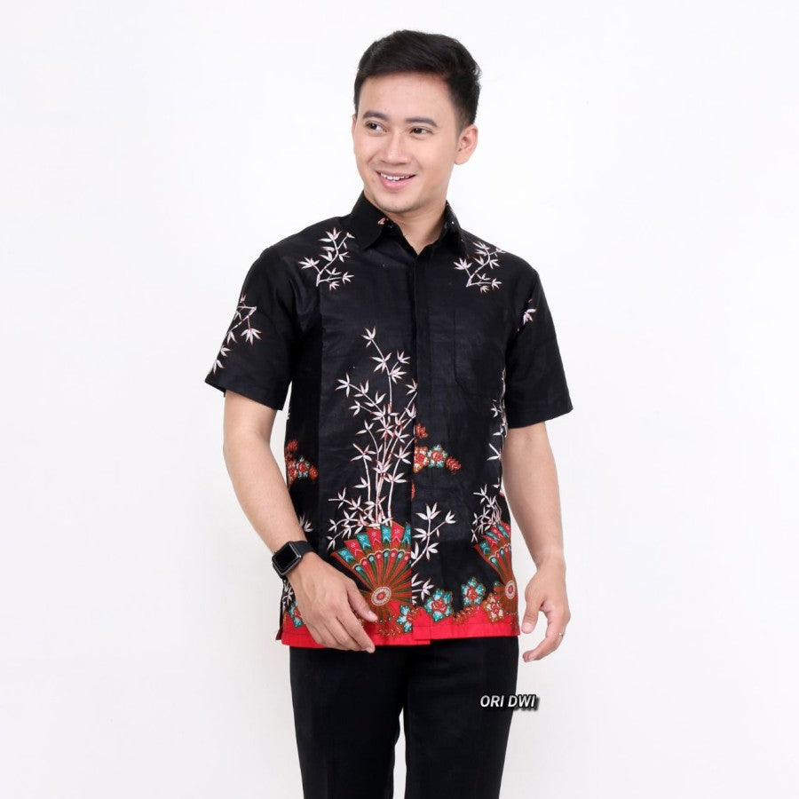 Kemeja Batik - Baju Batik Pria - Hem Batik Lengan Pendek