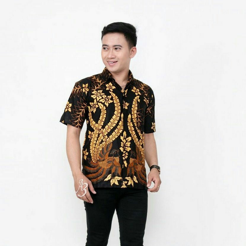 Kemeja Batik - Baju Batik Pria - Hem Batik Lengan Pendek
