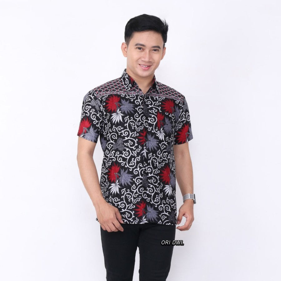 Kemeja Batik - Baju Batik Pria - Hem Batik Lengan Pendek
