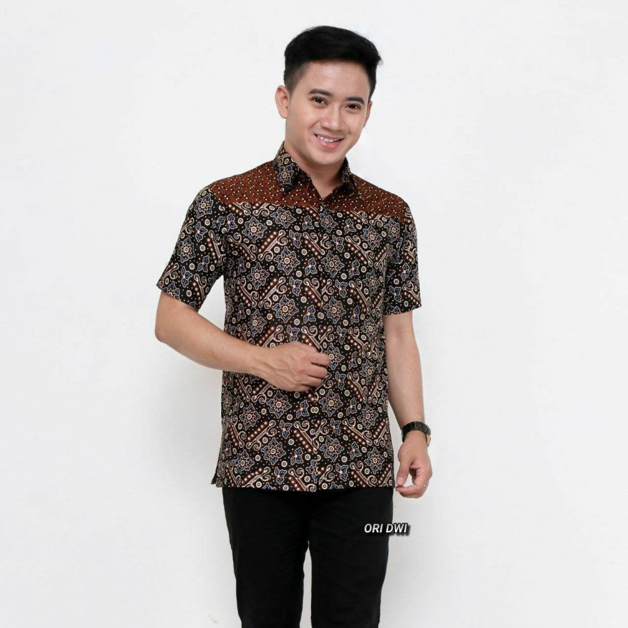 Kemeja Batik - Baju Batik Pria - Hem Batik Lengan Pendek