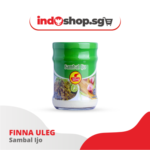 Uleg Chili Paste jar 190gr Ready to eat | Uleg Sambal Ijo/ Pedas/Bawang/ Kermiri/ Rawit