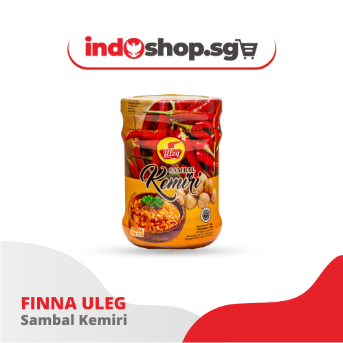 Uleg Chili Paste jar 190gr Ready to eat | Uleg Sambal Ijo/ Pedas/Bawang/ Kermiri/ Rawit
