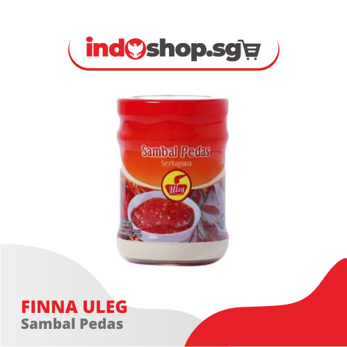 Uleg Chili Paste jar 190gr Ready to eat | Uleg Sambal Ijo/ Pedas/Bawang/ Kermiri/ Rawit