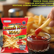 WHOLESALE French Fries 2000 62gr | Kentang Goreng (1 Carton 20 Pcs)