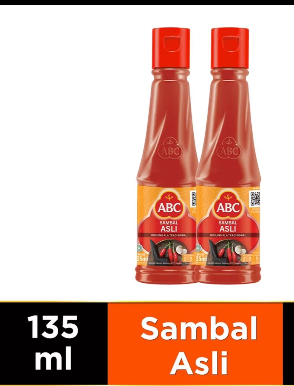 SAMBAL ABC ASLI 130 ML | EXTRA PEDAS 130 ML BUNDLE 2 PCS