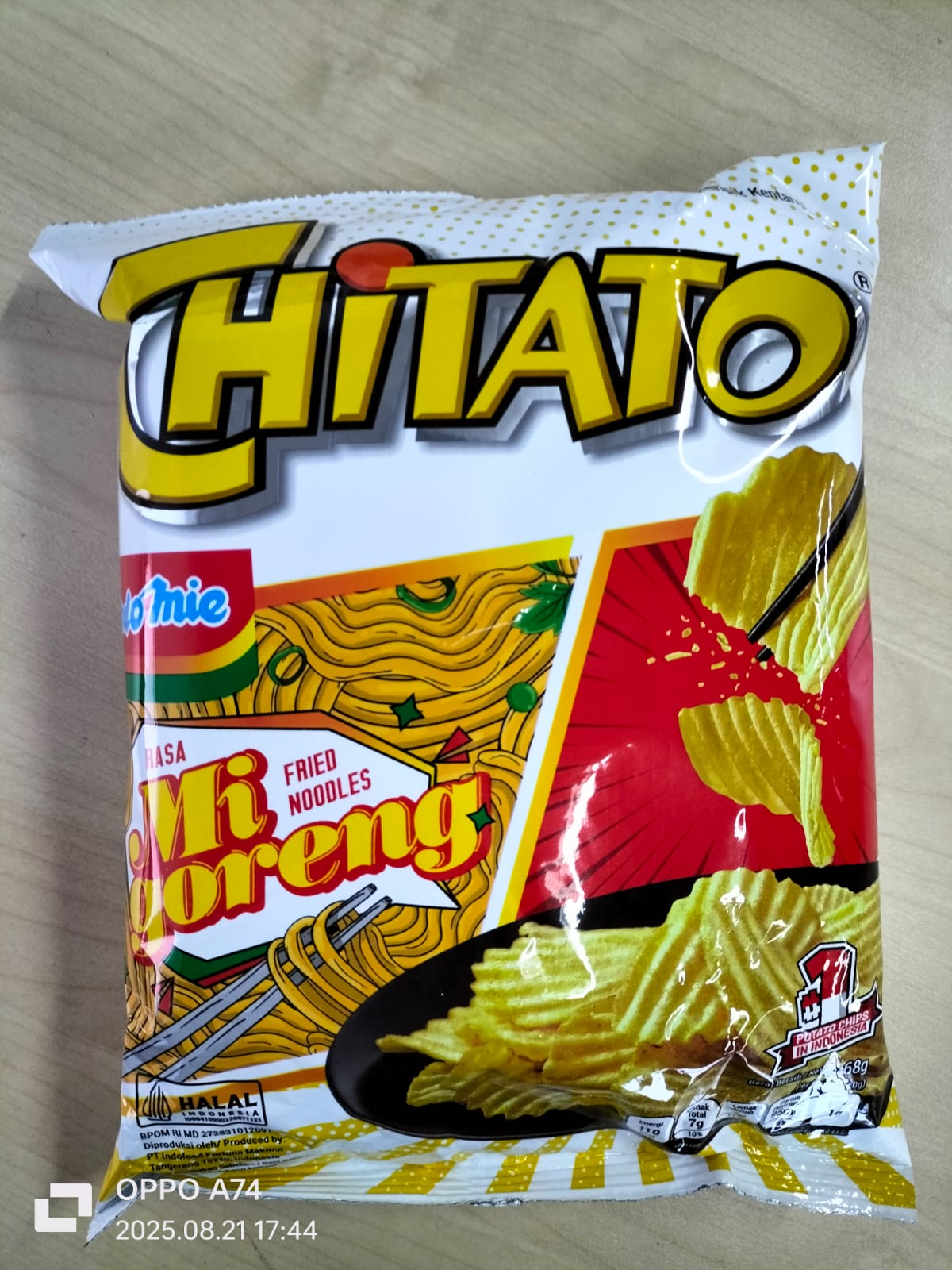 Chitato Mi Goreng Flavoured Potato Chips (BUNDLE OF 2)