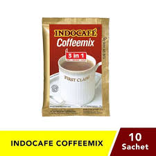 Instant Coffee with Creamer | Indocafe Coffeemix / Indocafe / 10 sachet ( 1 RENCENG )