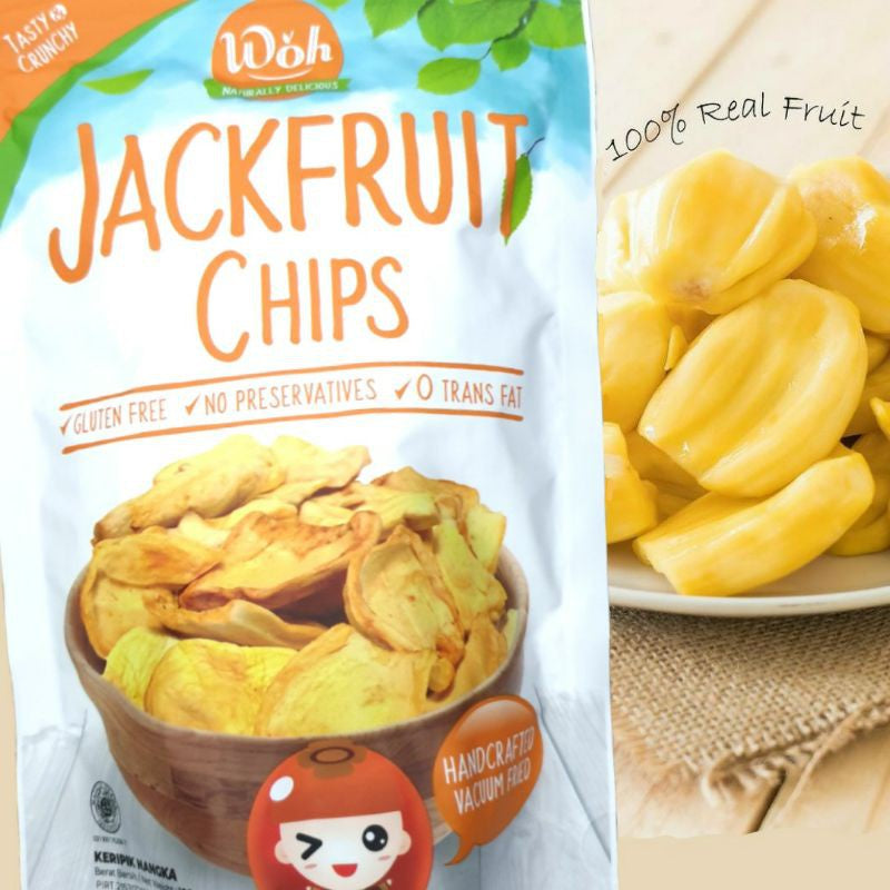 WOH Jackfruit Chips – Naturally Sweet Crispy!