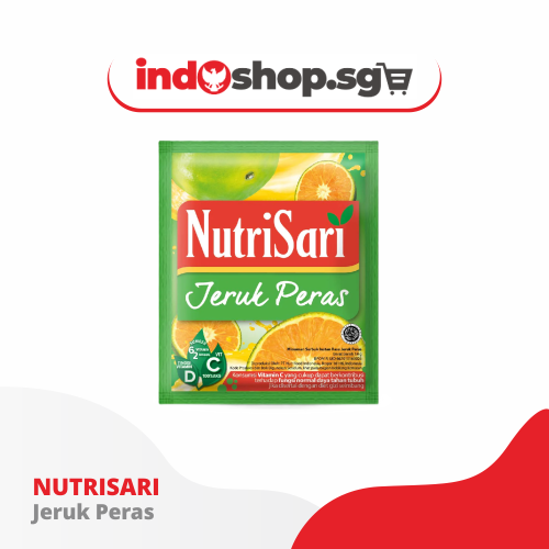 Instant Drink Sachet | Nutrisari 14g x 10 sachets | Orange | Apple | Lemon | Lime | Sour Sop | Water Melon - #indoshop#