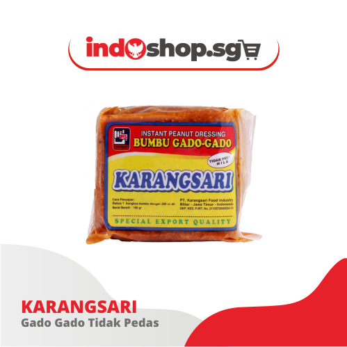 Peanut Sauce | Karangsari Bumbu Pecel | Karangsari Bumbu Gado Gado | Tidak Pedas | Sedang | Pedas