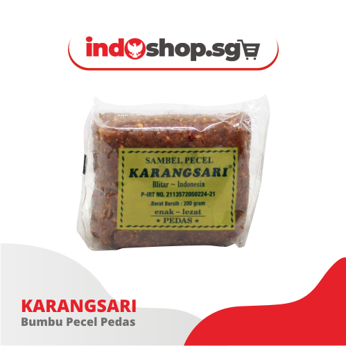 Peanut Sauce | Karangsari Bumbu Pecel | Karangsari Bumbu Gado Gado | Tidak Pedas | Sedang | Pedas
