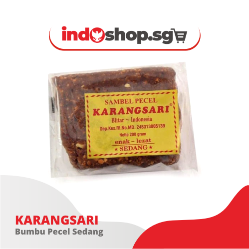 Peanut Sauce | Karangsari Bumbu Pecel | Karangsari Bumbu Gado Gado | Tidak Pedas | Sedang | Pedas