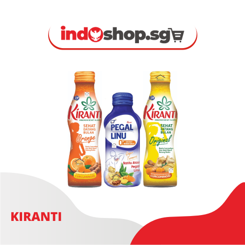 Kiranti Herbal drink bottle 150ml healthy drink to help relieve menstrual pain #indoshop#