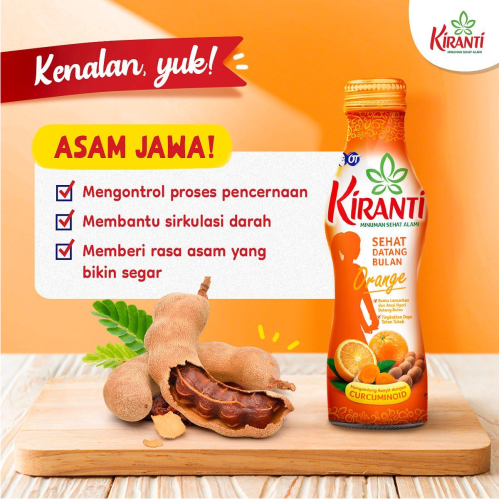 Kiranti Herbal drink bottle 150ml healthy drink to help relieve menstrual pain #indoshop#