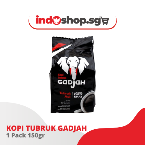 Bold Black Coffee | Kopi Tubruk Gadjah Aroma dan Rasa Khas | Elephant/Gadjah Black Coffee