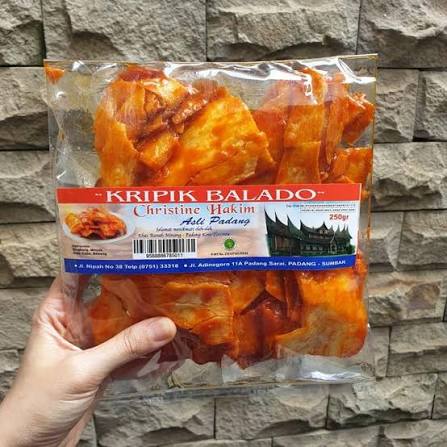 Crispy Cassava Chips | Kripik Balado | Sanjai Balado Christine Hakim 250 gr | Keripik Balado