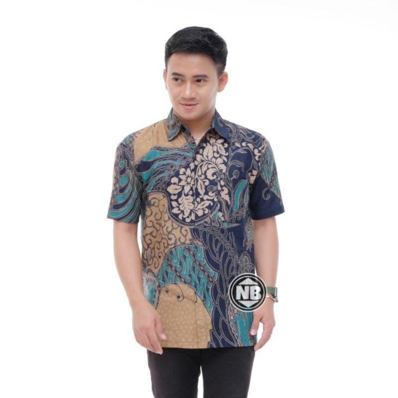 Baju batik pria hem batik M L XL XXL 5L 6XL bigsize jumbo pria