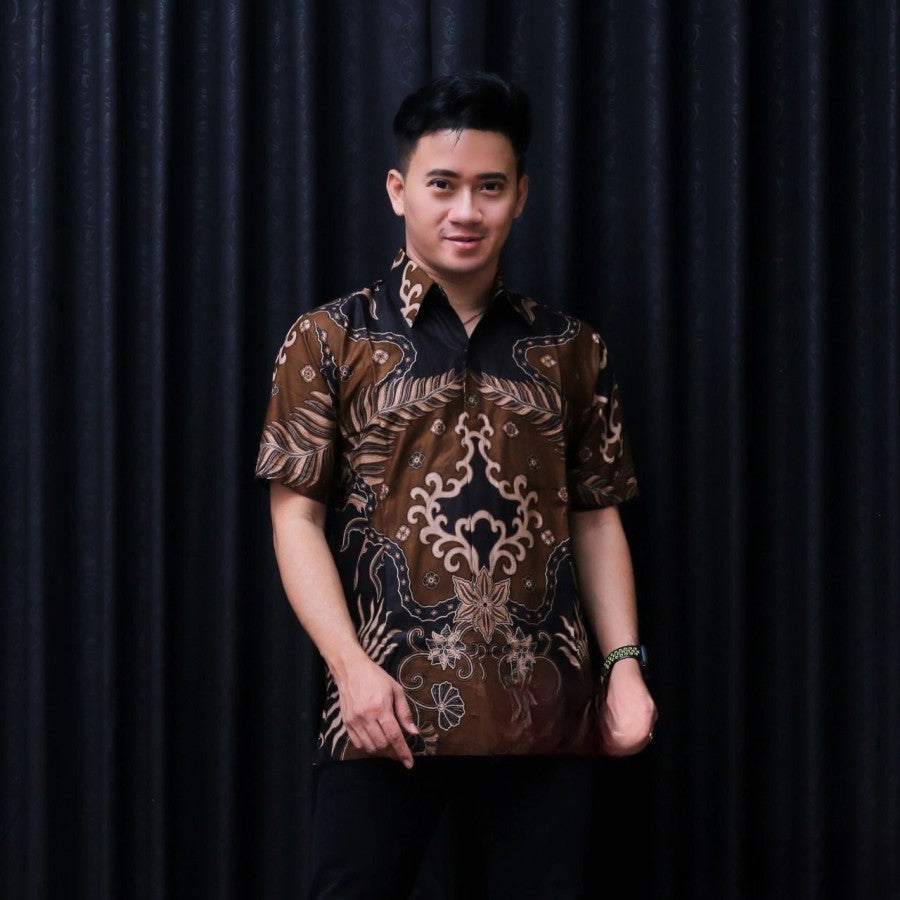 Baju batik pria hem batik M L XL XXL 5L 6XL bigsize jumbo pria