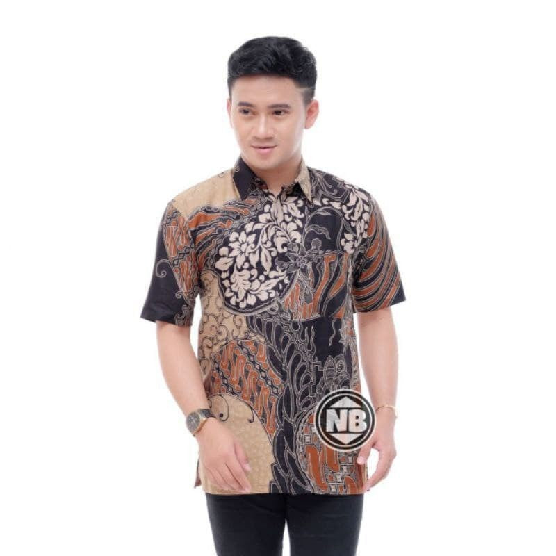 BAJU KEMEJA BATIK PRIA UKURAN SUPER JUMBO SAMPAI XL6 SERAGAM LCc