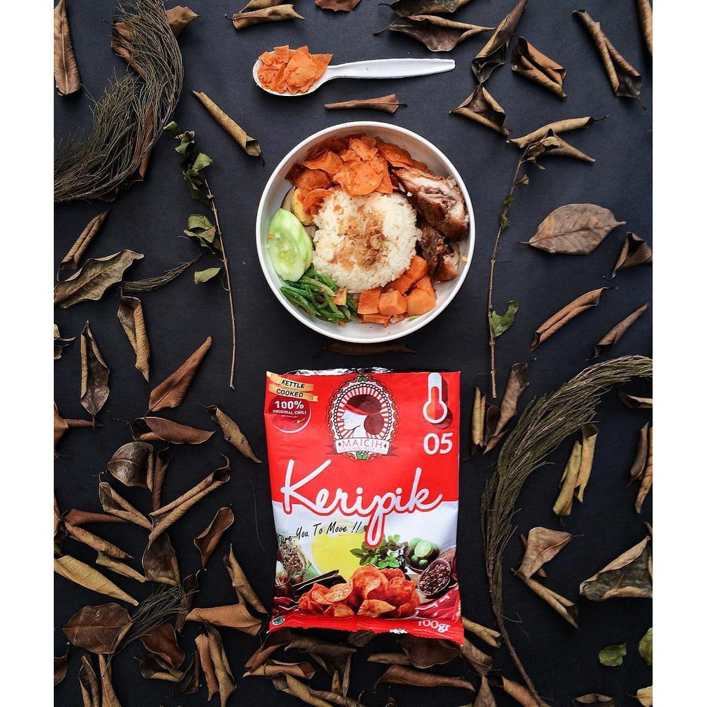 Maicih AXL 80 gr | Keripik Singkong Level 3 | Keripik Singkong Level 5 I Keripik Singkong Level 10