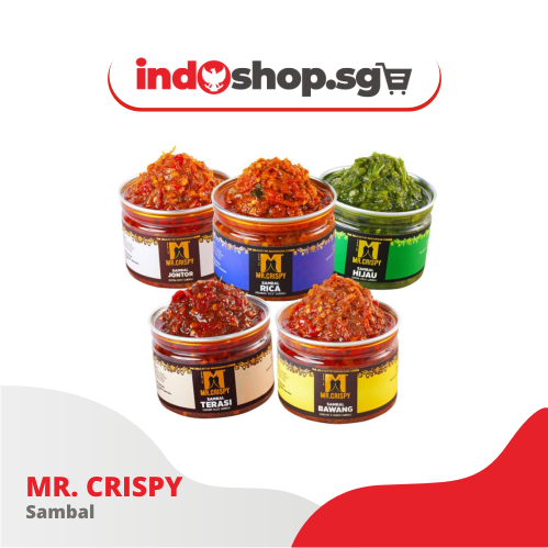 Chili Ready to eat | Sambal Mr Crispy | Cumi Asin | Petai | Jengkol | Bajak Ebi | Teri Medan #indoshop#