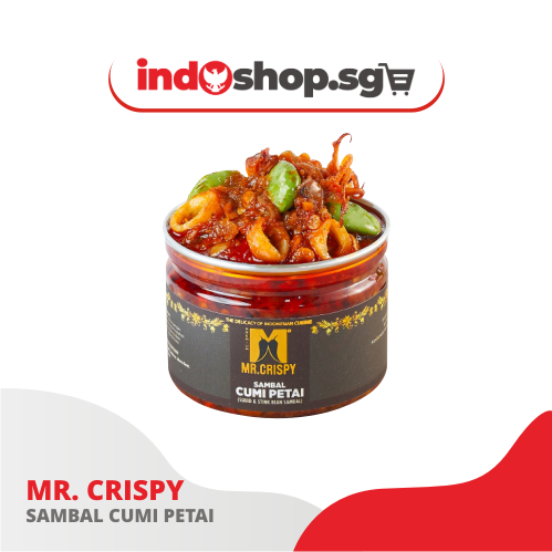 Chili Ready to eat | Sambal Mr Crispy | Cumi Asin | Petai | Jengkol | Bajak Ebi | Teri Medan #indoshop#