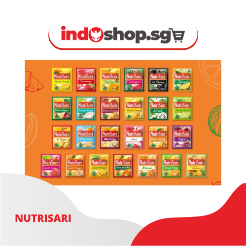Instant Drink Sachet | Nutrisari 14g x 10 sachets | Orange | Apple | Lemon | Lime | Sour Sop | Water Melon - #indoshop#