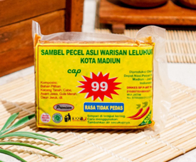 Sambel Pecel 99 Madiun | Bumbu Kacang Instant | Peanut Paste | Sambal Pecel | Peanut Sauce