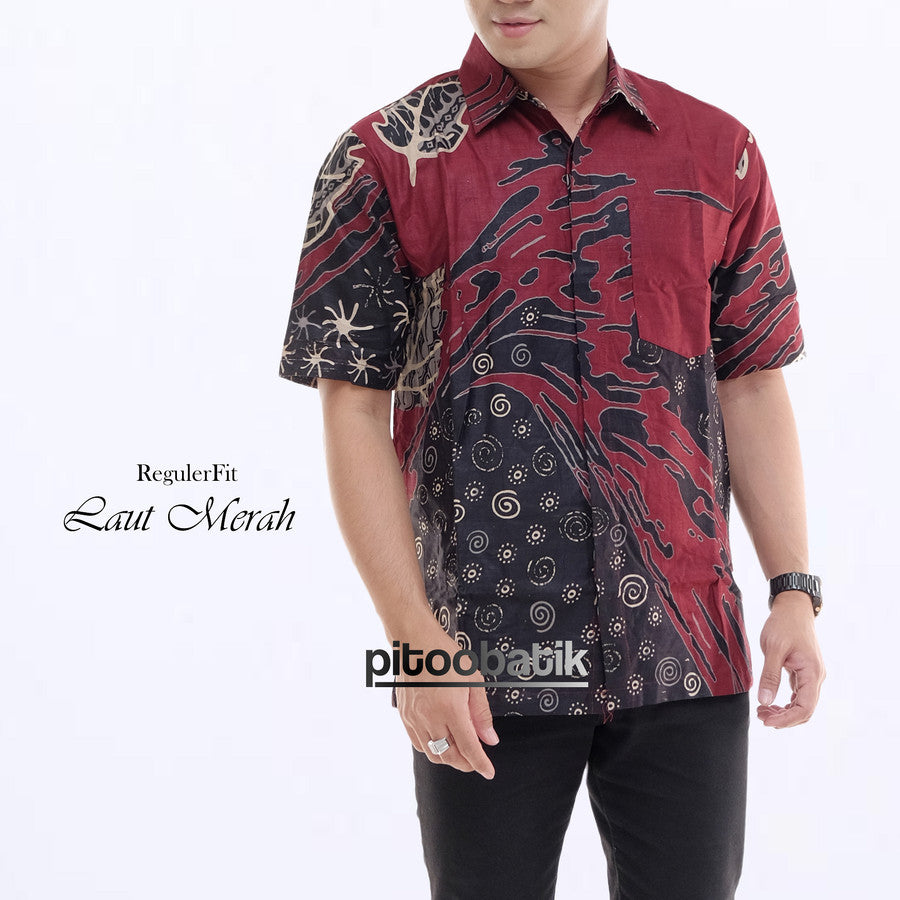 Kemeja Batik Pria Murah Lengan Pendek | Baju Batik Pria | Kemeja Pria