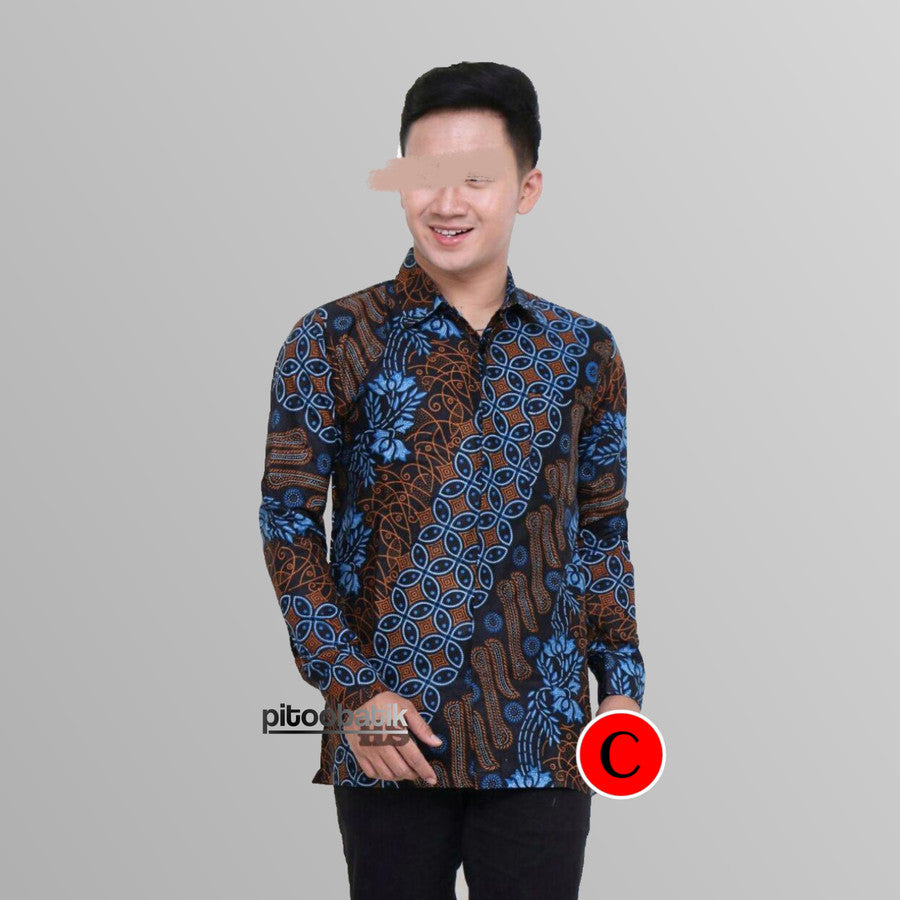 Kemeja Batik Pria Murah Lengan Panjang | Baju Batik Pria | Kemeja Pria